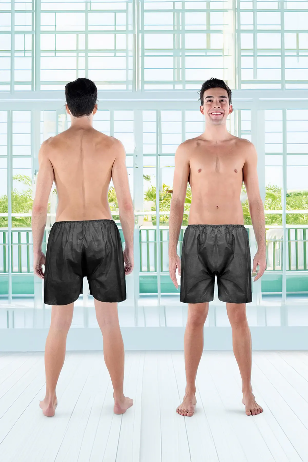 Haygi Tek Kullanımlık Şort | 6 TL’den Başlayan Fiyatlarla | Çift Lastikli Unisex - 6