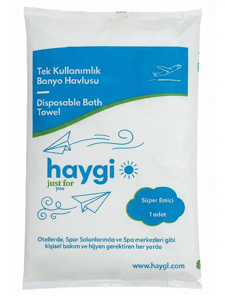 Haygi Tek Kullanimlik Dus ve Banyo Havlusu - 1
